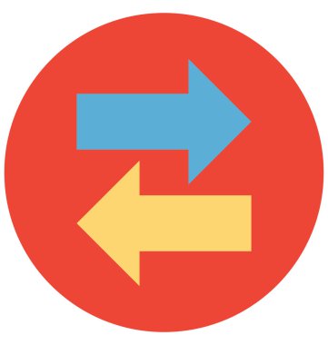 Olmak kolayca düzenleyebilir veya değiştirilen veri paylaşımı izole vektör simgesi