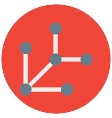 Olmak kolayca düzenleyebilir veya değiştirilmiş ağ izole vektör simgesi