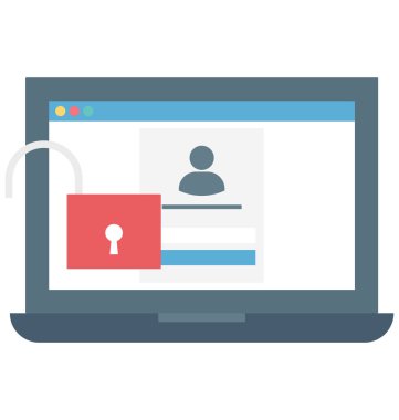 Giriş renk izole vektör kolayca değiştirilebilir ve Düzenle simgesi. 