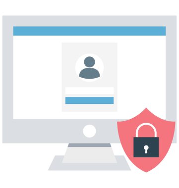 Giriş renk izole vektör kolayca değiştirilebilir ve Düzenle simgesi. 