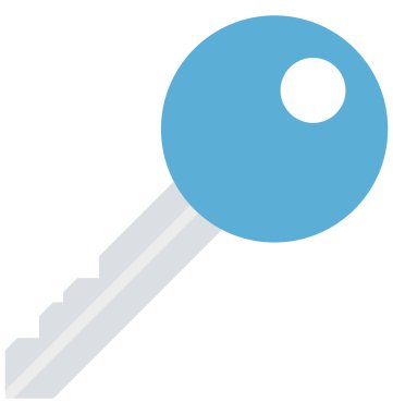 Anahtar renk izole vektör kolayca değiştirilebilir ve Düzenle simgesi. 