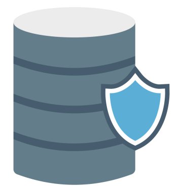 Sunucu güvenlik renk izole vektör kolayca değiştirilebilir ve Düzenle simgesi. 