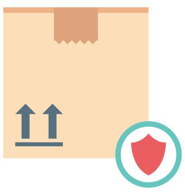 Yük koruma renk izole vektör kolayca değiştirilebilir ve Düzenle simgesi. 