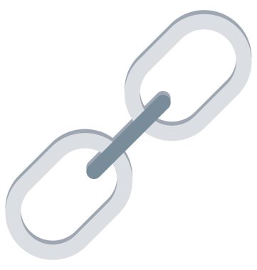 Bağlantı renk izole vektör kolayca değiştirilebilir ve Düzenle simgesini. 