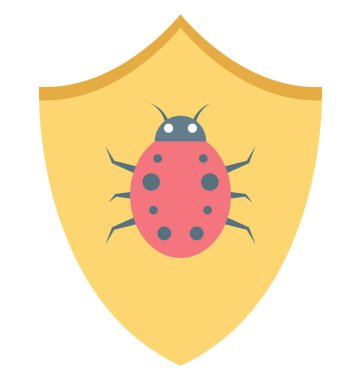 Hata koruma renk izole vektör kolayca değiştirilebilir ve Düzenle simgesi. 