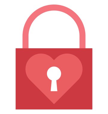 Kilit renk izole vektör kolayca değiştirilebilir ve Düzenle simgesi. 