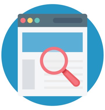 Web arama renk izole vektör kolayca değiştirilebilir ve Düzenle simgesini. 