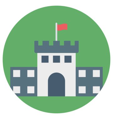 Bina renk izole vektör kolayca değiştirilebilir ve Düzenle simgesi. 