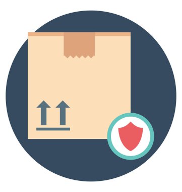 Yük koruma renk izole vektör kolayca değiştirilebilir ve Düzenle simgesi. 