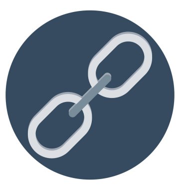 Bağlantı renk izole vektör kolayca değiştirilebilir ve Düzenle simgesini. 