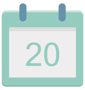 20 özel olay günü kolayca olabilir vektör simge yirmi, değiştirilmiş veya Düzenle.