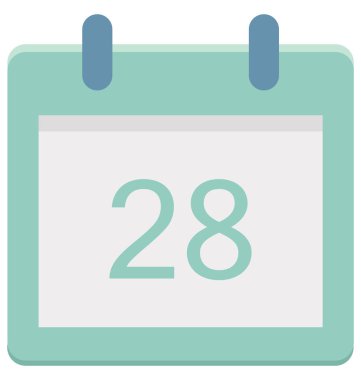 Yirmi sekiz, yirmi sekiz diş özel olay gün vektör simge kolayca değiştirilebilir veya düzenlediğiniz.