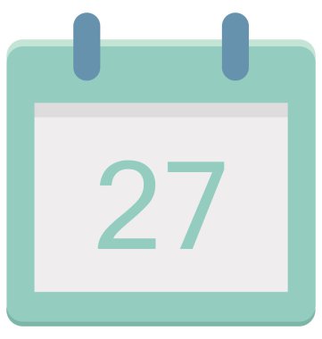 Yirmi yedi, yirmi yedinci özel olay gün vektör simge kolayca değiştirilebilir veya düzenlediğiniz.