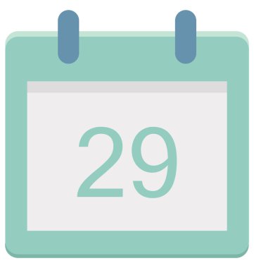 Yirmi dokuz özel olay gün vektör simge kolayca değiştirilebilir veya düzenlediğiniz.