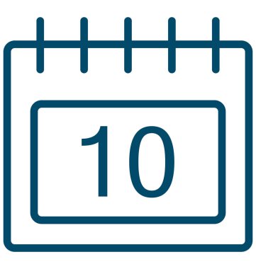 On Tarih, on özel olay gün vektör simge bu kolayca değiştirilebilir veya Düzenle.