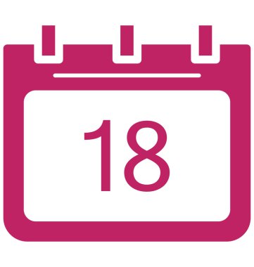 On sekiz, on sekiz özel olay günü vektör simge bu kolayca değiştirilebilir veya düzenleme.