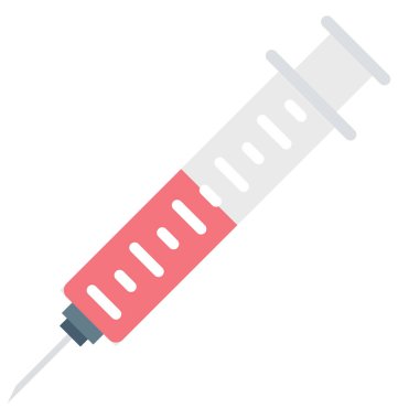 kolayca değiştirilebilir veya düzenlediğiniz şırınga, enjeksiyon, izole vektör simgesi
