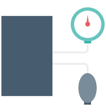 BP operatör, kan basıncı operatör, kolayca değiştirilebilir veya düzenlediğiniz izole vektör simgesi
