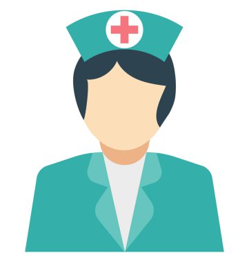 Doktor avatar, Doktor, kolayca değiştirilebilir veya düzenlediğiniz izole vektör simgesi