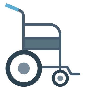 handikap, sakatlık, kolayca değiştirilebilir veya düzenlediğiniz izole vektör simgesi