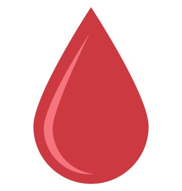 damla, damla, kolayca değiştirilebilir veya düzenlediğiniz izole vektör simgesi