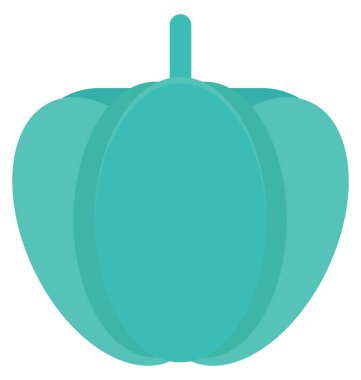 dolmalık biber, tatlı biber, kolayca değiştirilebilir veya düzenlediğiniz izole vektör simgesi