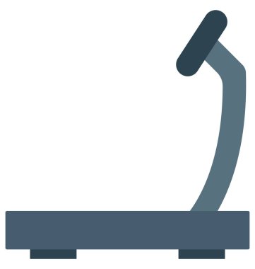 Koşu makinesi, sabit bisiklet, kolayca değiştirilebilir veya düzenlediğiniz izole vektör simgesi