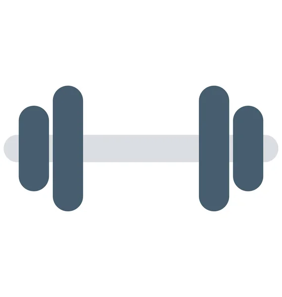 Halter Barbell Geïsoleerde Vector Icon Die Moeiteloos Kan Worden Gewijzigd — Stockvector