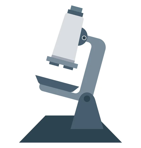 Mikroszkóp Kutatás Elszigetelt Vector Icon Könnyen Módosítható Vagy Szerkeszthető — Stock Vector