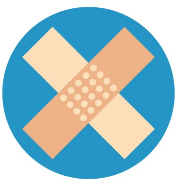 ilk yardım Siva, yardım grubu, kolayca değiştirilebilir veya düzenlediğiniz izole vektör simgesi