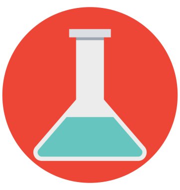 Konik şişesi, şişe, kolayca değiştirilebilir veya düzenlediğiniz izole vektör simgesi