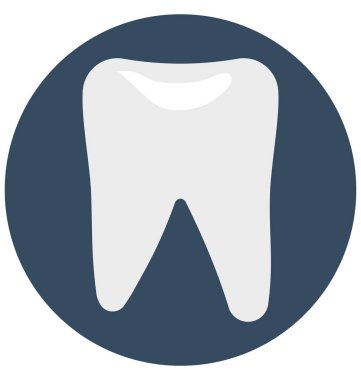 Molar, molar dişler, kolayca değiştirilebilir veya düzenlediğiniz izole vektör simgesi