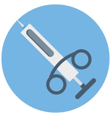 kolayca değiştirilebilir veya düzenlediğiniz şırınga, enjeksiyon, izole vektör simgesi