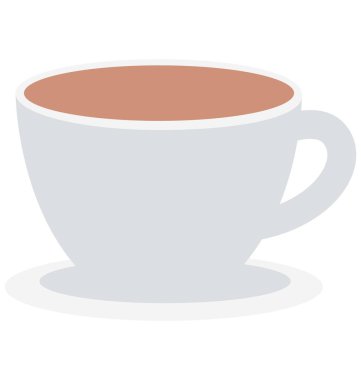 Çay izole vektör vektör simgeleri kolayca değiştirilebilir ve Düzenle 