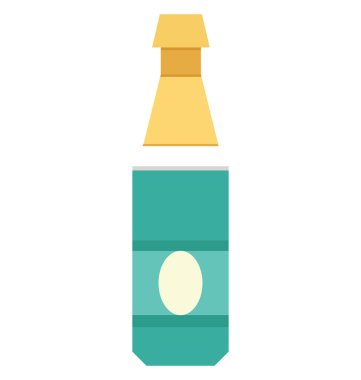 Şampanya vektör izole vektör simgeleri kolayca değiştirilebilir ve Düzenle 