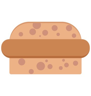 Cupcake izole vektör vektör simgeleri kolayca değiştirilebilir ve Düzenle