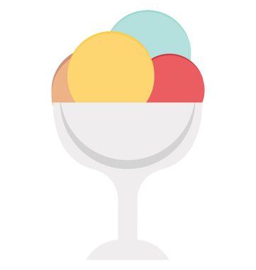 Dondurma vektör izole vektör simgeleri kolayca değiştirilebilir ve Düzenle