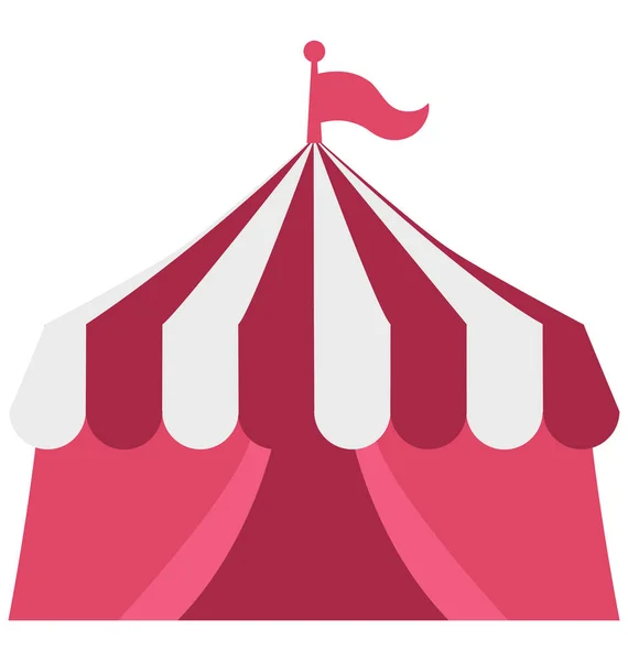 Τσίρκο Σκηνής Διάνυσμα Απομονωμένες Ανυσματικά Εικονίδια Που Μπορεί Εύκολα Τροποποιηθεί — Διανυσματικό Αρχείο