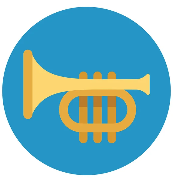 Trumpet Vector Isolated Vector Icons Can Easily Modified Edit — Stock Vector