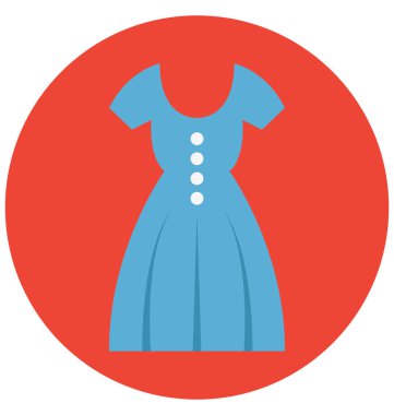 Düğün elbise vektör izole vektör simgeleri kolayca değiştirilebilir ve Düzenle