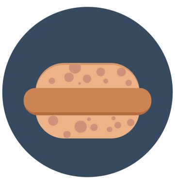 Cupcake izole vektör vektör simgeleri kolayca değiştirilebilir ve Düzenle