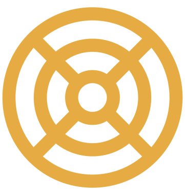 Hedef, amaç, kolayca değiştirilebilir veya düzenlediğiniz izole vektör simgeler 