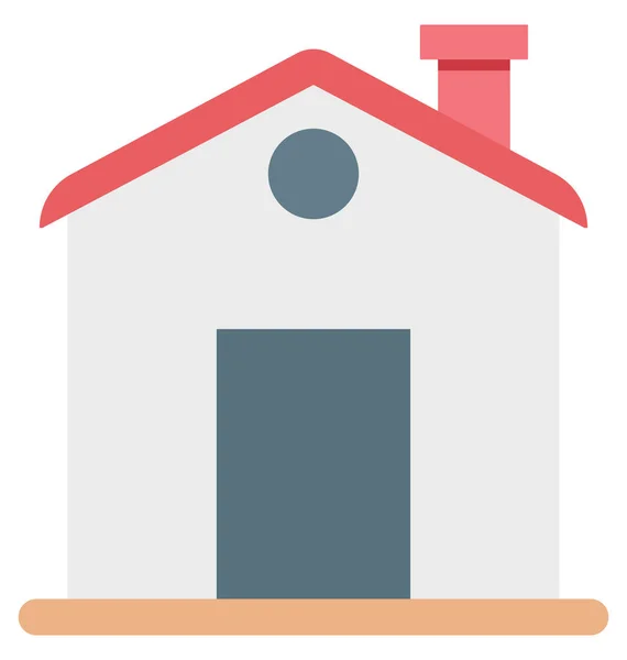 Casa Apartamento Ícones Vetor Isolados Que Podem Ser Facilmente Modificados —  Vetores de Stock