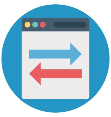 veri paylaşımı, oklar, izole vektör simgeleri kolayca değiştirilebilir veya Düzenle 