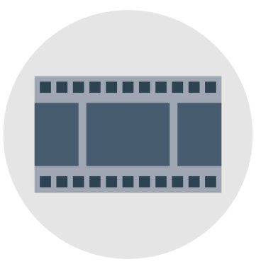 film oynatıcı, video oynatıcı, kolayca değiştirilebilir veya düzenlediğiniz izole vektör simgeler 