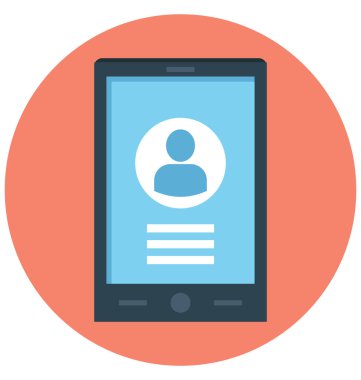 Mobil hesap, mobil giriş, kolayca değiştirilebilir veya düzenlediğiniz simge vektör simgeleri 