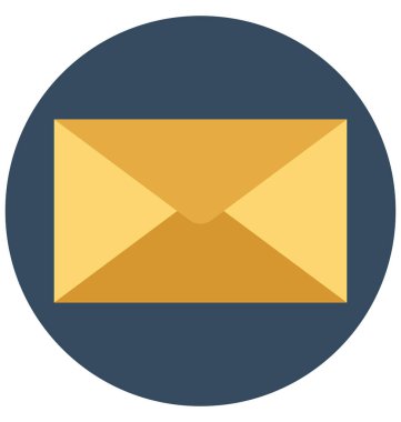 gelen kutusu, e-posta, kolayca değiştirilebilir veya düzenlediğiniz izole vektör simgeler 