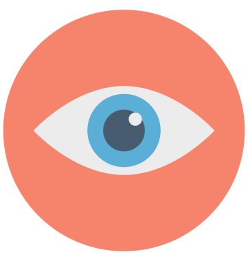 Görünürlük, parlaklık, kolayca değiştirilebilir veya düzenlediğiniz izole vektör simgeler 