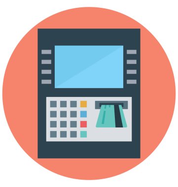 nakit para çekme, kredi kartı, kolayca değiştirilebilir veya düzenlediğiniz izole vektör simgeler 