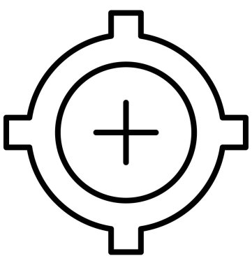 Hedef izole vektör kolayca değiştirilebilir veya Düzenle simgesini